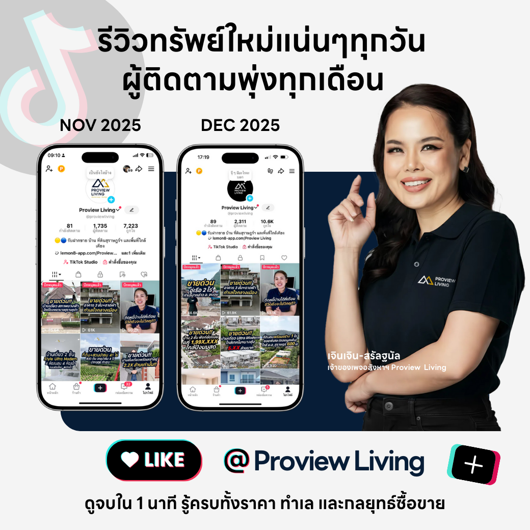 บริการการตลาดและขายอสังหาฯ แบบครบวงจร โดย Proview Living