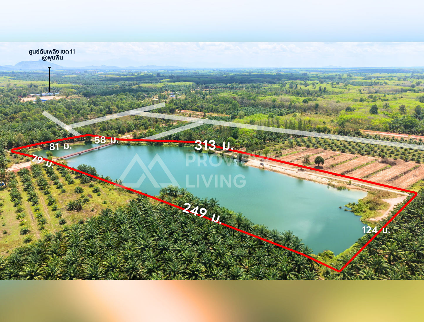 26-000059 ที่ดินบ่อดิน 24 ไร่ ต.หนองไทร ใกล้สุเทพฟาร์ม ไข่ไก่ @พุนพิน