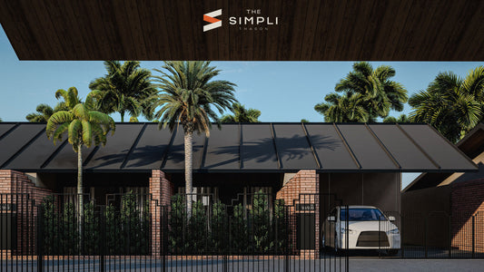 (กำลังสร้าง) บ้านเดี่ยว 2 ห้องนอน 2 ห้องน้ำ สไตล์ Tropical @ท่าสน สุราษฎร์ธานี