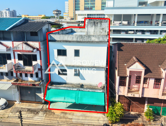 ขายหอพัก สุราษฎร์ธานี 3 ชั้น 18 ห้อง ใจกลางเมือง ใกล้โรงพยาบาล ราคา 3.5 ล้าน