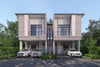 (Under construction) 2-story, 3-bedroom, 3-bathroom modern style twin house in Khlong Noi, Surat Thani.