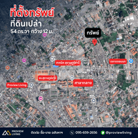 ขายด่วน ที่ดินเปล่า สุราษฎร์ธานี ติดถนน ซอยหมอสุรพล ชนเกษม 22 ใกล้แยกแสงเพชร 54 ตร.วา หน้ากว้าง 12 เมตร