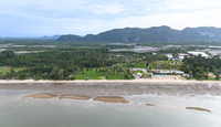 [URGENT SALE!!] 11 Rai beachfront land, panoramic view, suitable for resort-pool villa investment. 151 meter beachfront. T. Wang, A. Thachana, Surat Thani.