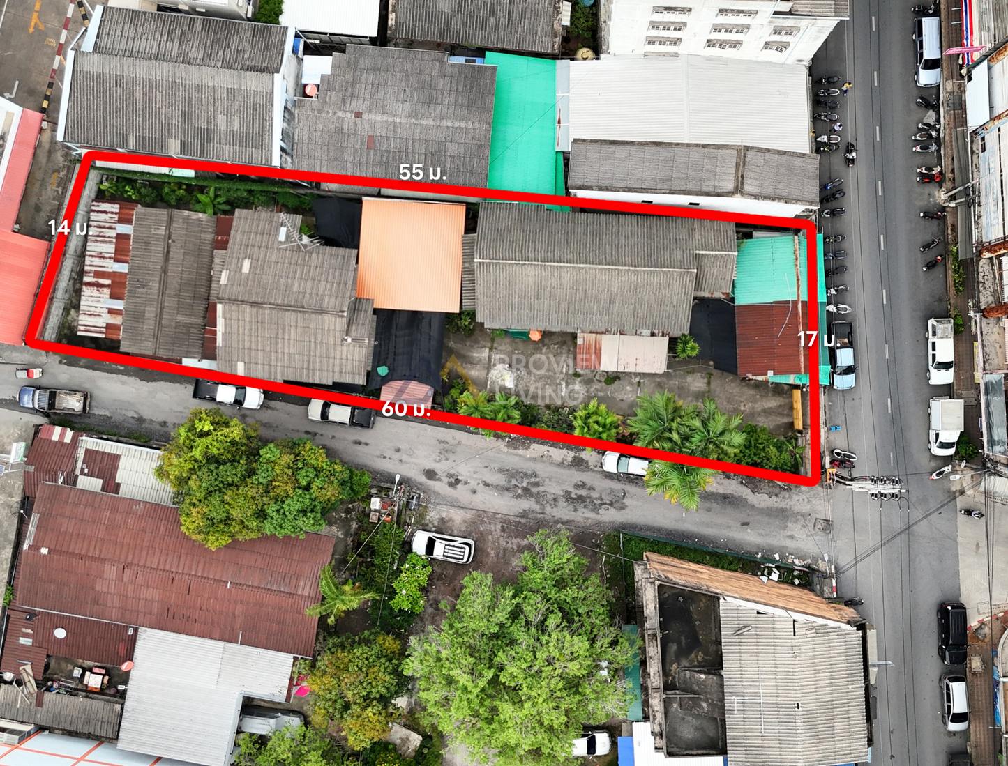 [ขายด่วน] ที่ดินพร้อมสิ่งปลูกสร้าง 230 ตร.ว. กลางเมืองสุราษฎร์ธานี หลังไปรษณีย์ ใกล้ รร.สตรีสุราษฎร์ ติดถนน 2 ด้าน (ถนนเปรมจิตรประชา และถนนวัดธรรมบูชา)