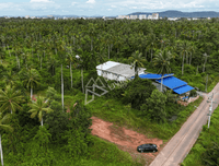 Urgent sale! Vacant land 1 rai 1 ngan 57.3 sq. wah (2,229.2 sq. meters) in a prime location near Wat Pradu, behind HomePro, close to Surat Thani Hospital and CentralSurat Thani. 18-meter frontage.