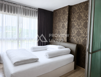 Dcondo CoCo by Sansiri for sale, a corner unit on the 8th floor with a mall view. Located directly opposite Central, this condo in Surat Thani offers high potential. 1 bed, 1 bath.