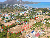 ขายที่ดินติดทะเล 13 ไร่เศษ พร้อมคลังน้ำมันเก่าและบ้านพัก คลองวาฬ หาดสามอ่าว ประจวบคีรีขันธ์ | 85 ล้านบาท