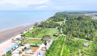 [URGENT SALE!!] 11 Rai beachfront land, panoramic view, suitable for resort-pool villa investment. 151 meter beachfront. T. Wang, A. Thachana, Surat Thani.