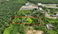 Urgent sale: Land in Surat Thani, 1 rai, in Soi Tha Rong Chang 23, 700 meters from Wat Somwang.