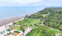 [URGENT SALE!!] 11 Rai beachfront land, panoramic view, suitable for resort-pool villa investment. 151 meter beachfront. T. Wang, A. Thachana, Surat Thani.