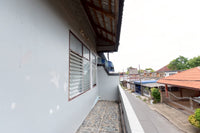 [Reserved] 3-story dormitory, 8 bedrooms, 4 bathrooms, 21.9 sq. wah. Located 200 meters from the back gate of the provincial school. Good location, great value for 3.X million baht. Surat Thani.