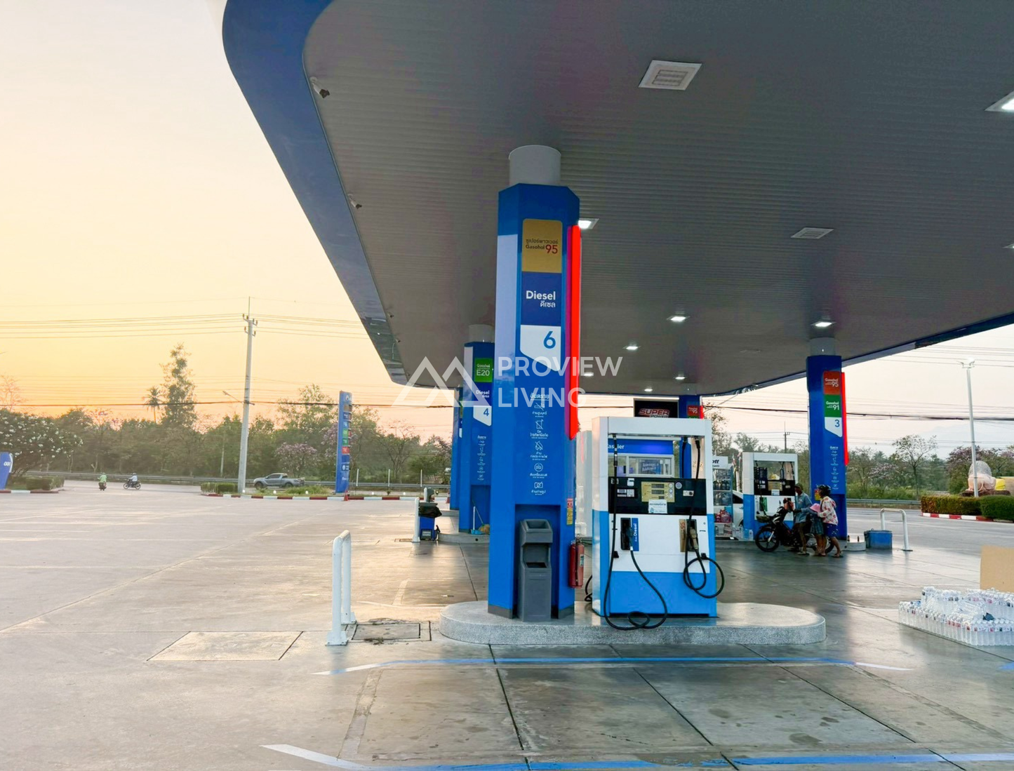 ขายปั๊มน้ำมัน ปตท. ทับสะแก 15 ไร่ ติดถนนเพชรเกษม Super Hub รายได้หลักล้านต่อเดือน