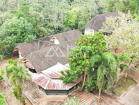 Urgent sale: Land in Surat Thani with resort, 7 rai 2 ngan 58 square wah, near Suan Mokkhaphalaram Temple, near Chaiya Highway, and near Lemad Subdistrict Health Promoting Hospital.