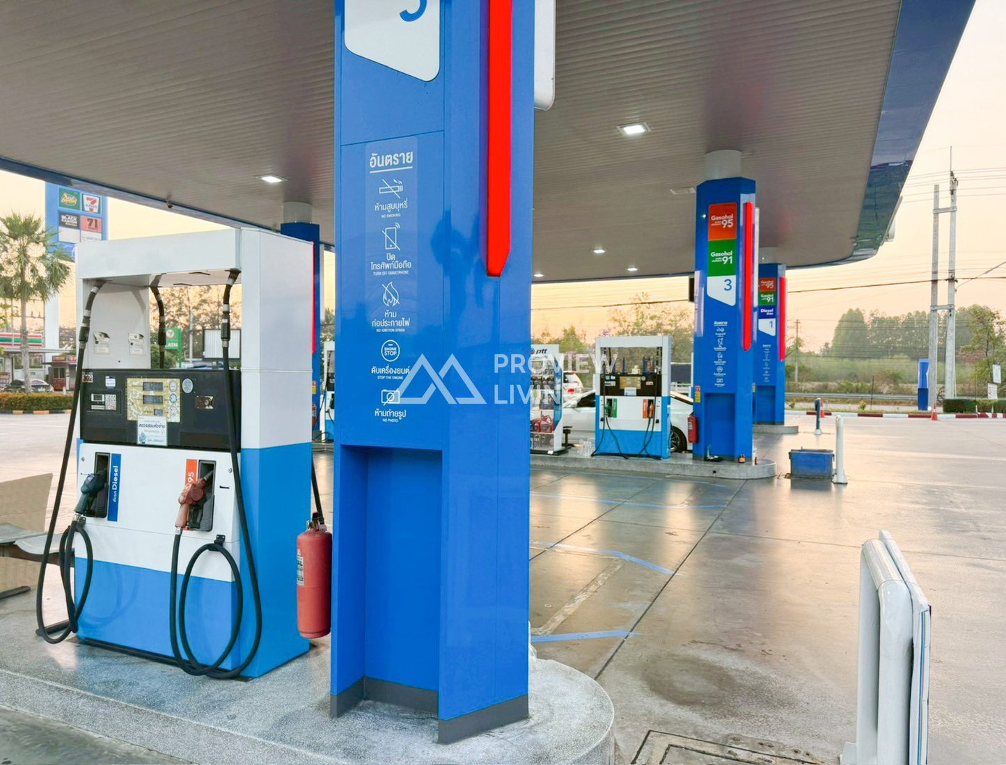 ขายปั๊มน้ำมัน ปตท. ทับสะแก 15 ไร่ ติดถนนเพชรเกษม Super Hub รายได้หลักล้านต่อเดือน