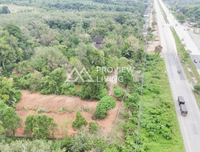Urgent sale: Land in Surat Thani with resort, 7 rai 2 ngan 58 square wah, near Suan Mokkhaphalaram Temple, near Chaiya Highway, and near Lemad Subdistrict Health Promoting Hospital.