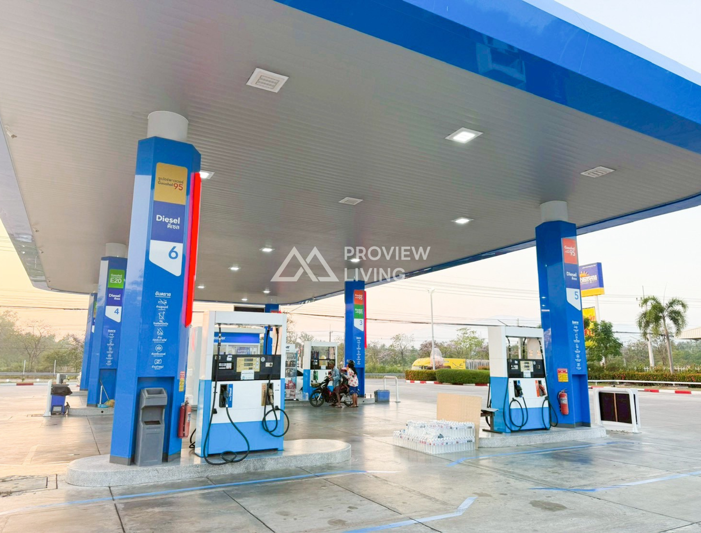 ขายปั๊มน้ำมัน ปตท. ทับสะแก 15 ไร่ ติดถนนเพชรเกษม Super Hub รายได้หลักล้านต่อเดือน