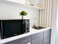 Dcondo CoCo by Sansiri for sale, a corner unit on the 8th floor with a mall view. Located directly opposite Central, this condo in Surat Thani offers high potential. 1 bed, 1 bath.