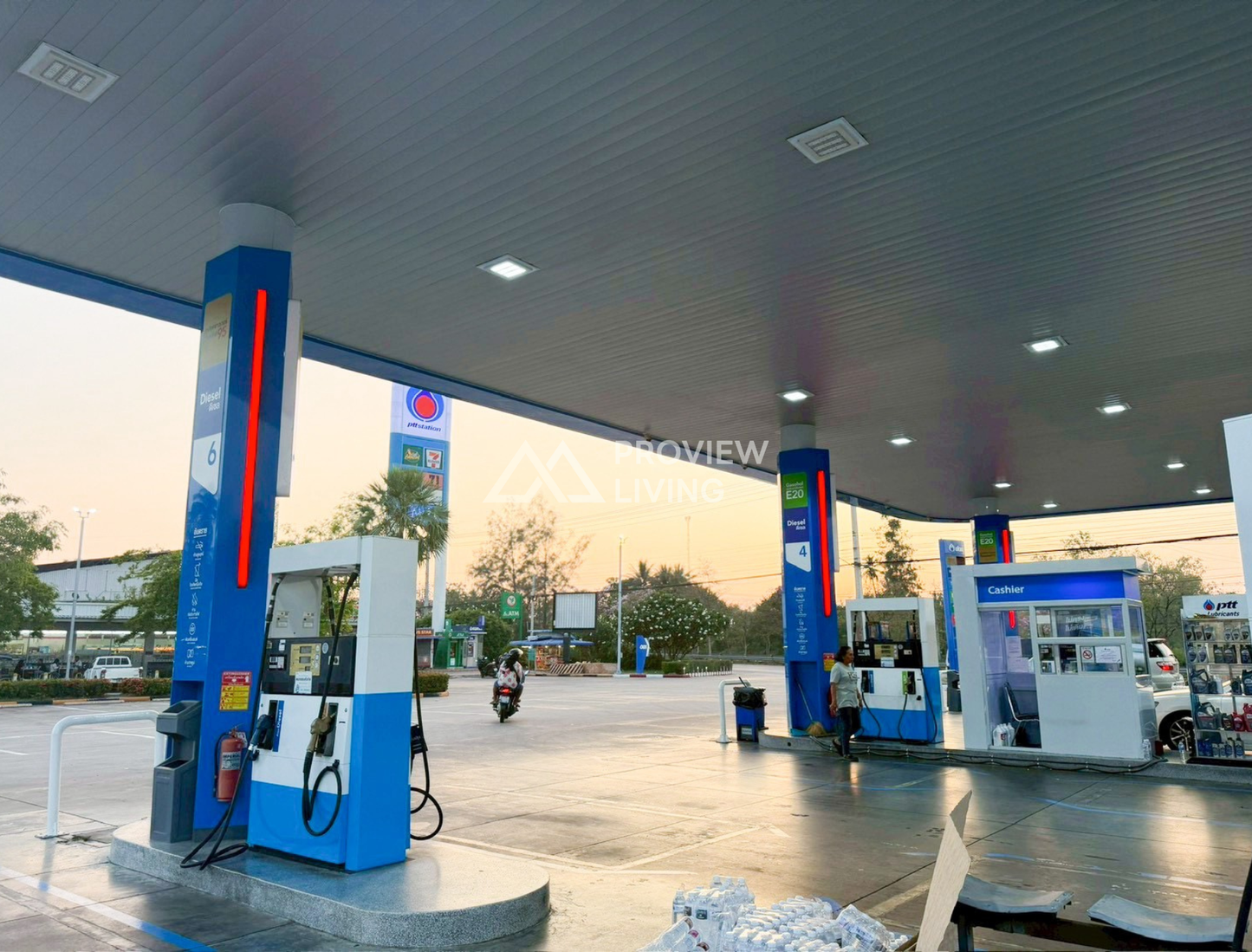 ขายปั๊มน้ำมัน ปตท. ทับสะแก 15 ไร่ ติดถนนเพชรเกษม Super Hub รายได้หลักล้านต่อเดือน