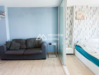 Urgent sale: The Garden Condo, corner unit, Building C, 5th floor, 30 sq.m. Near Surat Hospital, only 650 meters.