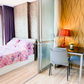Dcondo CoCo by Sansiri for sale, a corner unit on the 8th floor with a mall view. Located directly opposite Central, this condo in Surat Thani offers high potential. 1 bed, 1 bath.
