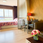 Dcondo CoCo by Sansiri for sale, a corner unit on the 8th floor with a mall view. Located directly opposite Central, this condo in Surat Thani offers high potential. 1 bed, 1 bath.