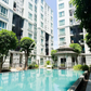 Urgent sale: The Garden Condo, corner unit, Building C, 5th floor, 30 sq.m. Near Surat Hospital, only 650 meters.