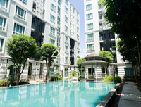 Urgent sale: The Garden Condo, corner unit, Building C, 5th floor, 30 sq.m. Near Surat Hospital, only 650 meters.