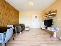 Dcondo CoCo by Sansiri for sale, a corner unit on the 8th floor with a mall view. Located directly opposite Central, this condo in Surat Thani offers high potential. 1 bed, 1 bath.