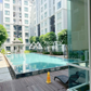 Urgent sale: The Garden Condo, corner unit, Building C, 5th floor, 30 sq.m. Near Surat Hospital, only 650 meters.