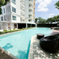 Dcondo CoCo by Sansiri for sale, a corner unit on the 8th floor with a mall view. Located directly opposite Central, this condo in Surat Thani offers high potential. 1 bed, 1 bath.