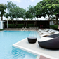 Dcondo CoCo by Sansiri for sale, a corner unit on the 8th floor with a mall view. Located directly opposite Central, this condo in Surat Thani offers high potential. 1 bed, 1 bath.