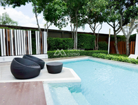 Dcondo CoCo by Sansiri for sale, a corner unit on the 8th floor with a mall view. Located directly opposite Central, this condo in Surat Thani offers high potential. 1 bed, 1 bath.