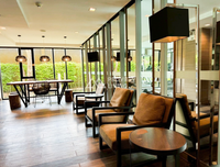 Dcondo CoCo by Sansiri for sale, a corner unit on the 8th floor with a mall view. Located directly opposite Central, this condo in Surat Thani offers high potential. 1 bed, 1 bath.