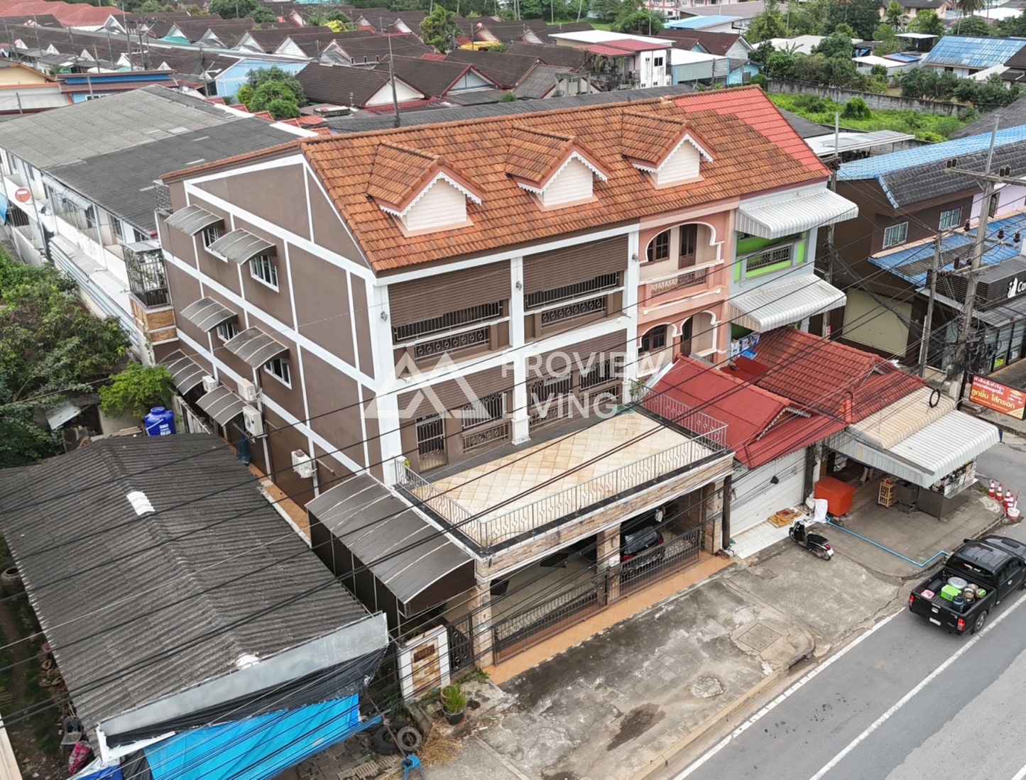 [ขายด่วน] อาคารพาณิชย์ 2 คูหา ขนาด 63.4 ตร.วา ตรงข้ามโรงเรียนวัดท่าไหร่ ใกล้กับตลาดท่าทอง ราคา 9.XX ลบ.