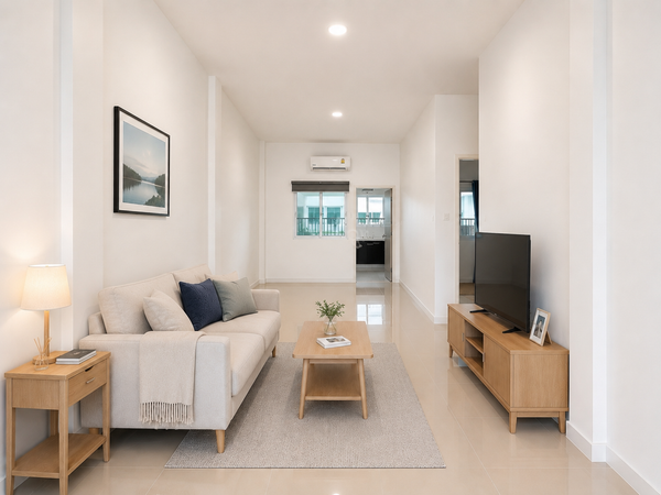Urgent sale: Two-story detached house, Siraphat Private Thung Gong. 3 bedrooms, 2 bathrooms. Near Bangkok Hospital, Central Plaza, and Surat Thani Hospital.