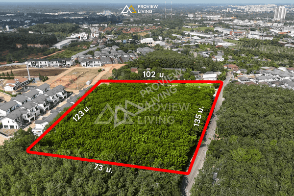 Urgent sale: Vacant land, 7 rai 98.1 sq. wa, in the Talad Kluay area with city views, near Surat Thani Bus Terminal, near Central Surat Thani, and near Lotus Surat Thani. / Rai