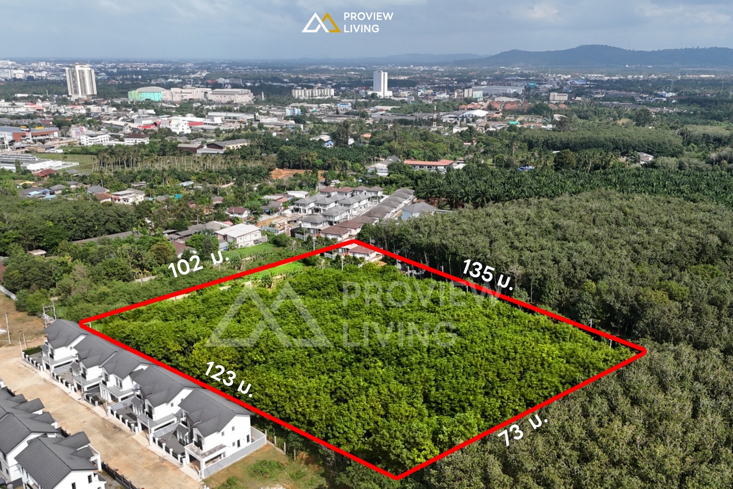 [ขายด่วน] ที่ดินเปล่า 7 ไร่  98.1 ตร.วา โซนตลาดกล้วย city view ใกล้บขส.สุราษฎร์ธานี ใกล้เซ็นทรัลสุราษฎร์ธานี และ ใกล้โลตัสสุราษฎร์ธานี ราคา 7.XX ลบ. / ไร่