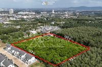 Urgent sale: Vacant land, 7 rai 98.1 sq. wa, in the Talad Kluay area with city views, near Surat Thani Bus Terminal, near Central Surat Thani, and near Lotus Surat Thani. / Rai
