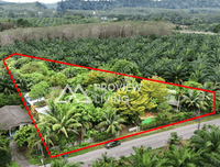 Land for sale with Baan Yuan Garden Resort, 17 rooms, 2.8 acres, Tak Daet Subdistrict, Mueang Phang Nga District, 65 meters wide, price 4.XX million THB