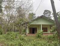 [SOLD] House with land 1 rai 2 ngan 47.5 sq. wa. near Wing 7, 2 bedrooms, 2 bathrooms, parking for 2 cars, with space for agriculture, Surat Thani