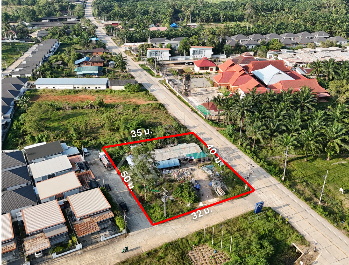 [ขายด่วน] ที่ดินเปล่า ใกล้ไทวัสดุ ใกล้ โตโยต้าท่าทอง ขนาด 3 งาน 41.2 ตารางวา ราคา 5.XX ลบ.