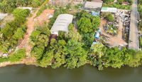 [FOR SALE] Land by the water, Soi Wat Pho 31, area 200 sq. wah, road frontage 42 meters, canal frontage 16 meters, Surat Thani
