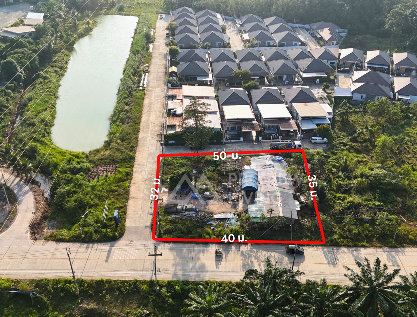 [ขายด่วน] ที่ดินเปล่า ใกล้ไทวัสดุ ใกล้ โตโยต้าท่าทอง ขนาด 3 งาน 41.2 ตารางวา ราคา 5.XX ลบ.