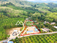 Urgent Sale: Land with improvements in Surat Thani, 3 rai 2 ngan 12 square wah, Thayu Intersection, Phang Nga.