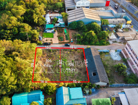 Land for sale - divided plots, Surat Thani, near Shell station - Bang Yai intersection