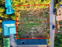 Land for sale - divided plots, Surat Thani, near Shell station - Bang Yai intersection