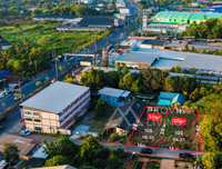 Land for sale - divided plots, Surat Thani, near Shell station - Bang Yai intersection