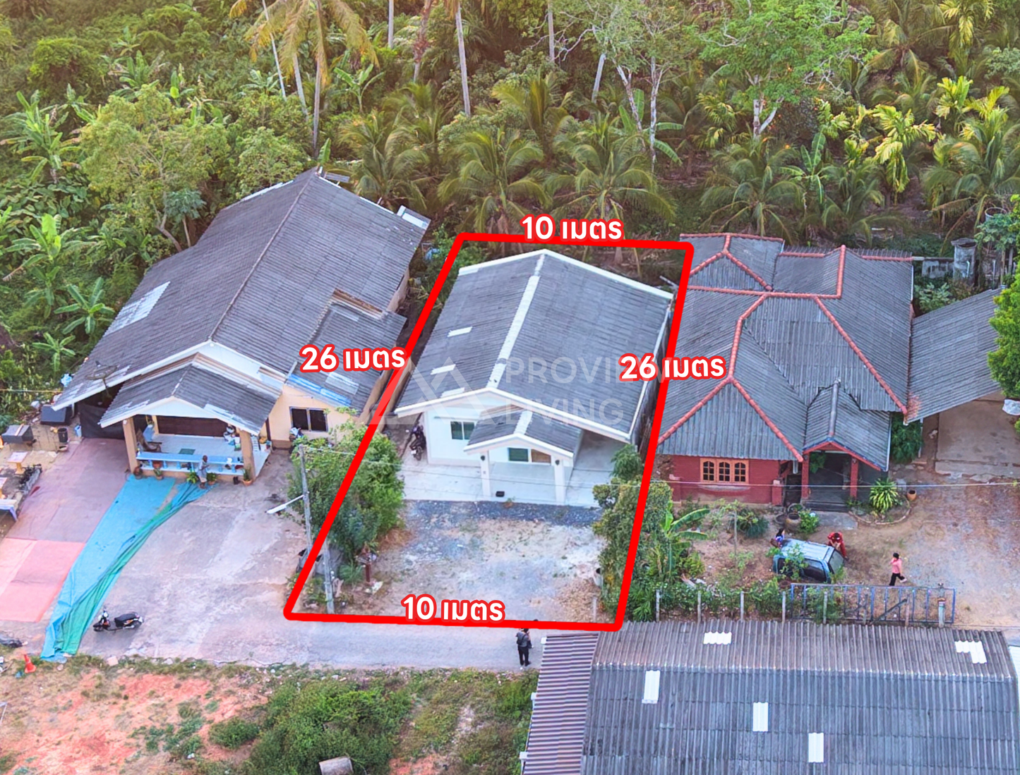 ขายบ้านเดี่ยวชั้นเดียว @ชนเกษม 43 ใกล้โรงพยาบาลมุทิตาจิต ( เขาท่าเพชร ) ราคา 1.XX ลบ