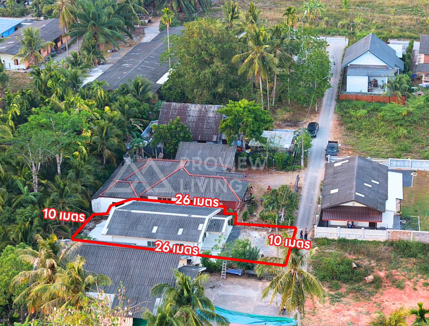 ขายบ้านเดี่ยวชั้นเดียว @ชนเกษม 43 ใกล้โรงพยาบาลมุทิตาจิต ( เขาท่าเพชร ) ราคา 1.XX ลบ