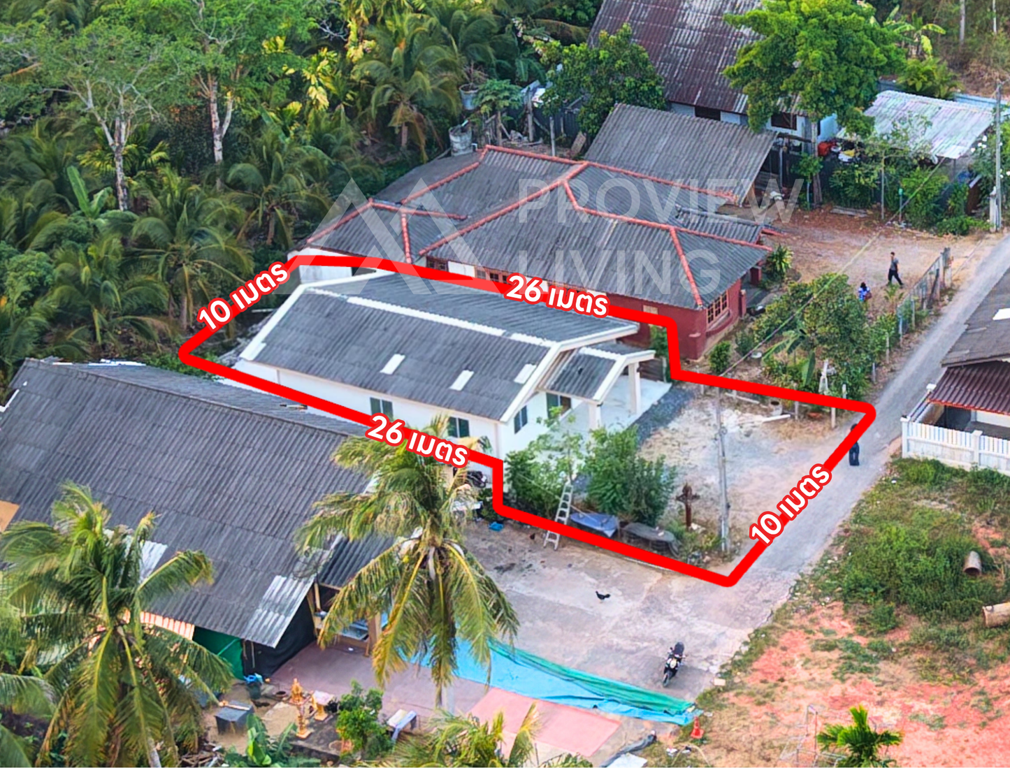 ขายบ้านเดี่ยวชั้นเดียว @ชนเกษม 43 ใกล้โรงพยาบาลมุทิตาจิต ( เขาท่าเพชร ) ราคา 1.XX ลบ